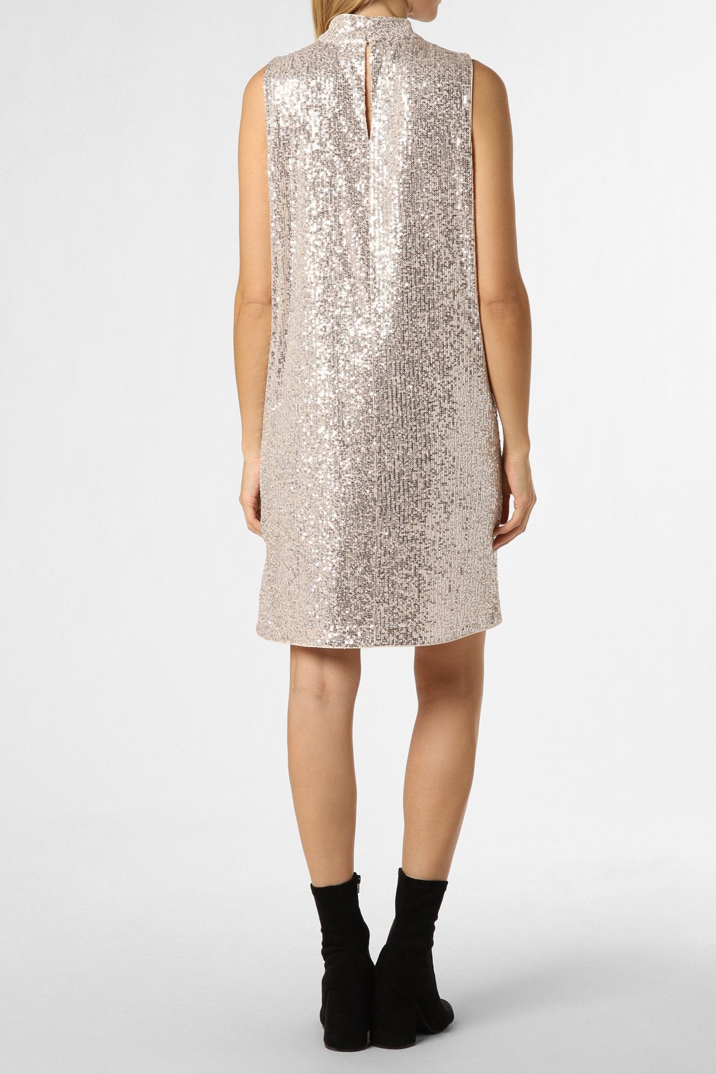 Beige Cocktail Mini Dress - Elegant Party Outfit for Women | Perfect for Night Out, Date Night & Special Occasions
