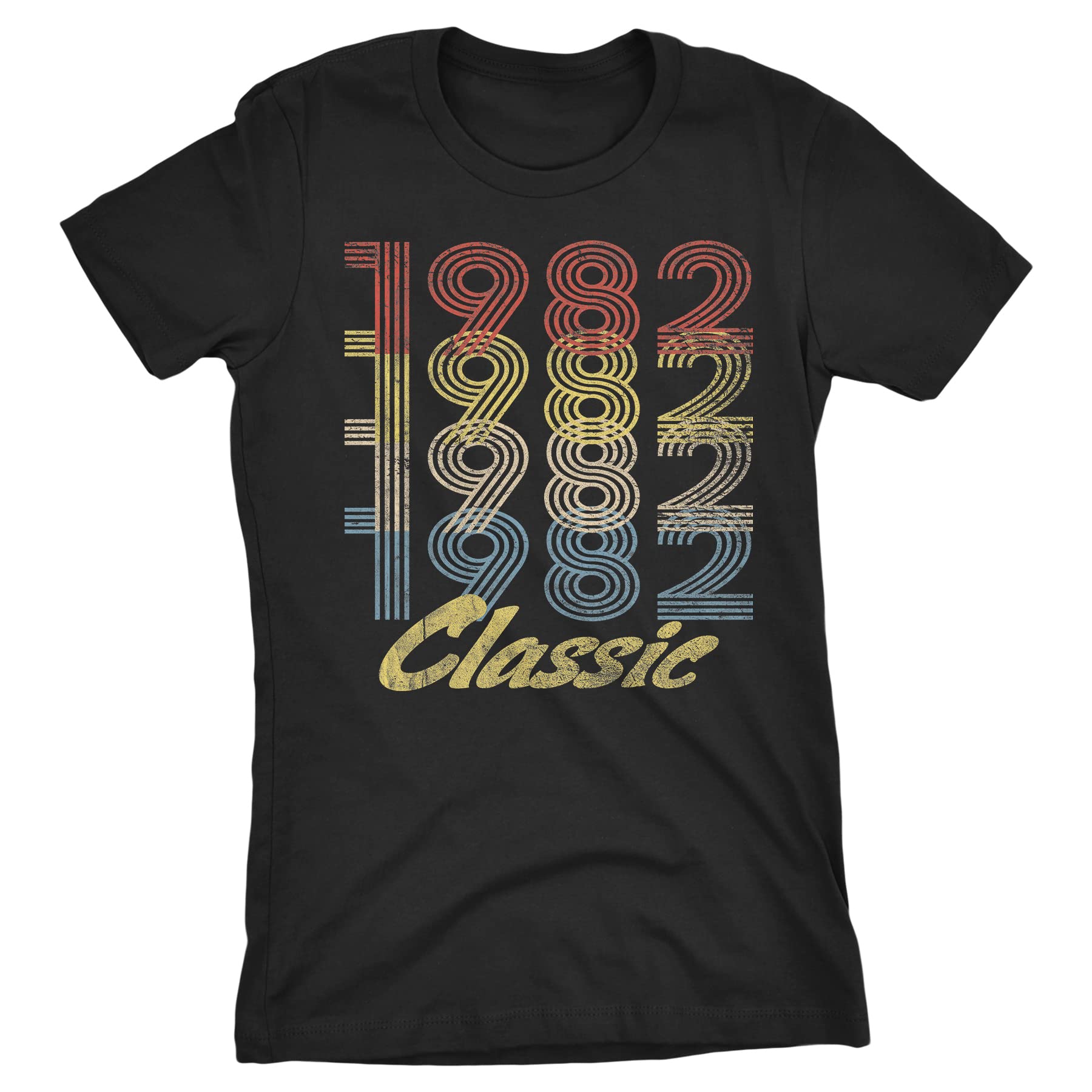 1982 Classic Retro 40th Birthday Shirts for Women - Vintage 40 Year Old Birthday Gift - Perfect for Parties, Celebrations & Milestone Events