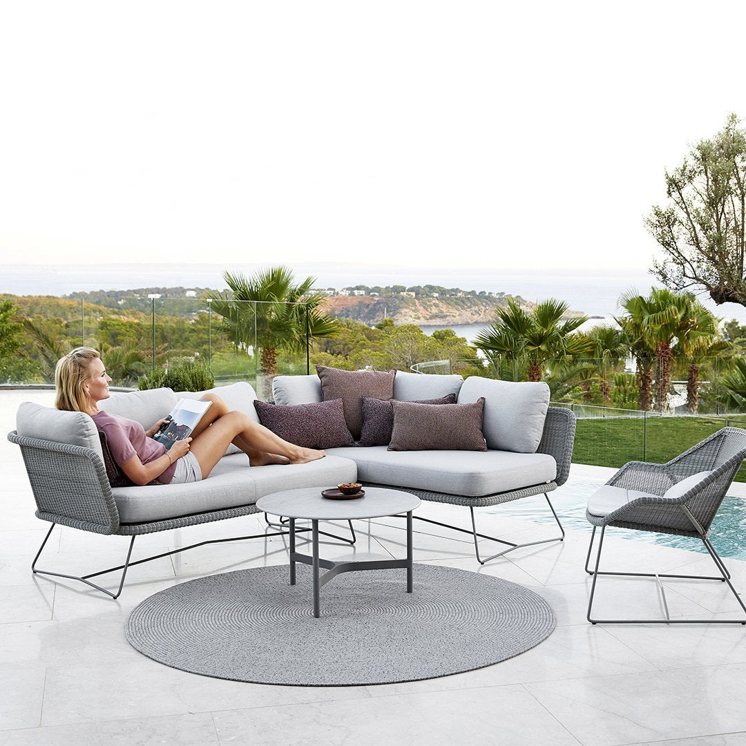 Horizon Outdoor Modular Sofa Set - Waterproof & UV Resistant Patio Furniture for Backyard, Garden, Poolside - Comfortable & Durable Sectional Couch with Removable Cushions