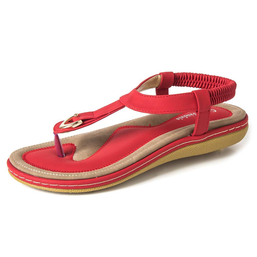 Women's Comfortable Slip-On Sandals for Summer - Soft & Supportive Beach Walking Shoes | Perfect for Vacation, Travel & Casual Outings
