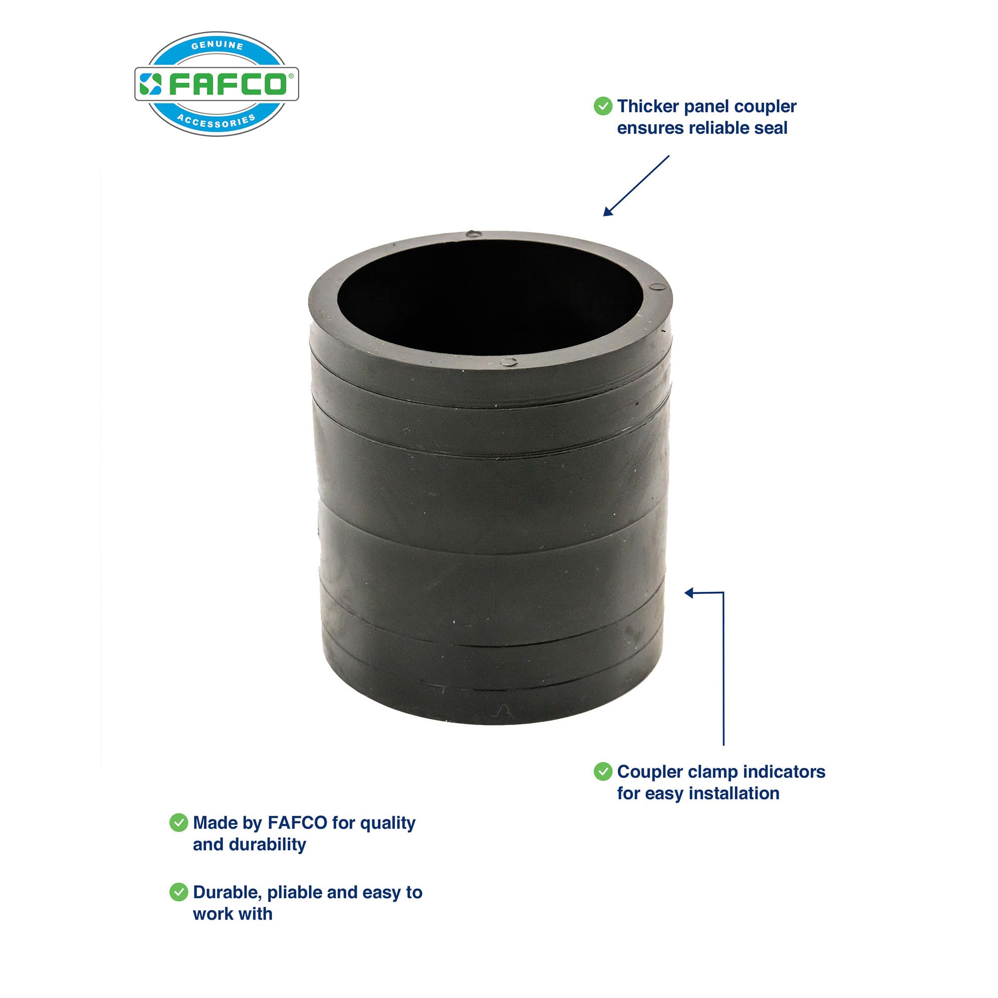 FAFCO In-Ground Solar Pool Heating System Kit - Connect Multiple Solar Panels for Efficient Pool Heating | Perfect for Backyard, Residential & Commercial Swimming Pools