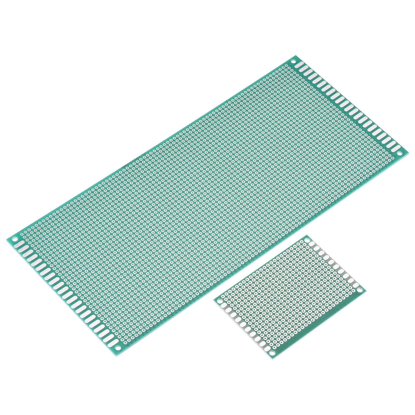 Single Sided PCB Prototyping Board with Plated Through Holes - 2 Sizes (Pack of 7) for DIY Electronics Projects, Soldering Practice & Circuit Prototyping | Perfect for Arduino, Raspberry Pi & STEM Learning
