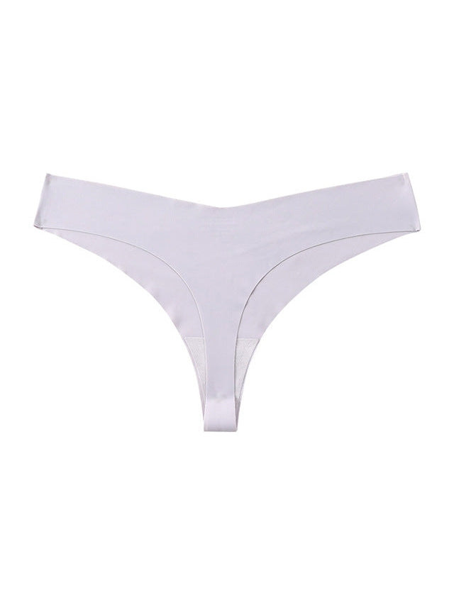 ZASUWA Women's Seamless V-Shape Waisted T-Back Underwear - Sexy Comfortable Lingerie for Everyday Wear & Special Occasions