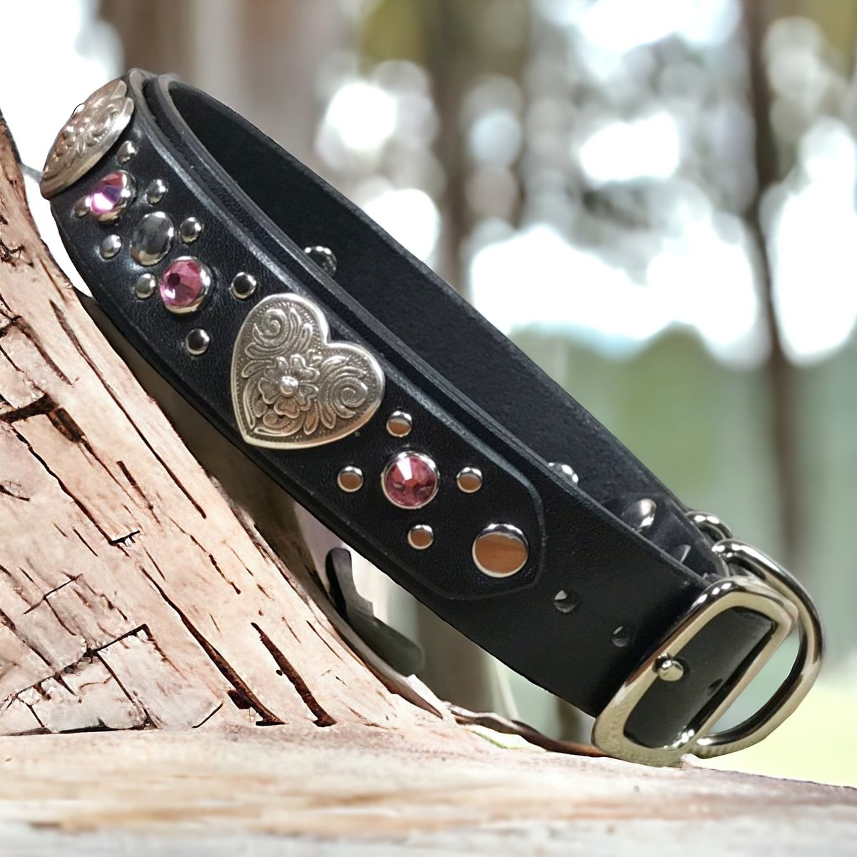 Premium Genuine Leather Dog Collar - Milan Style Adjustable Pet Collar for Small Medium Large Dogs - Perfect for Daily Walks, Training & Fashion Accessories