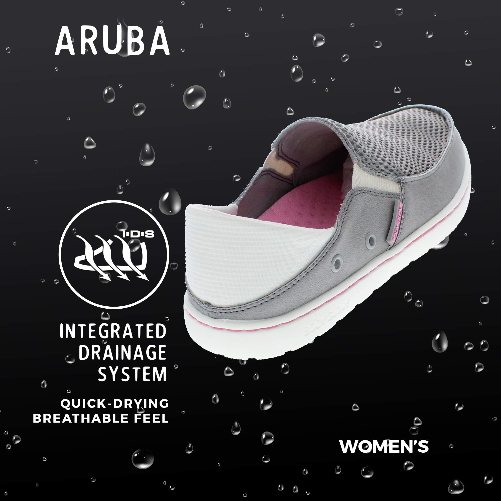 Body Glove Women's Boat Shoes - Slip On Water Shoes for Fishing, Boating & Casual Wear | Breathable Mesh & Canvas Design | Perfect for Beach, Pool & Outdoor Activities