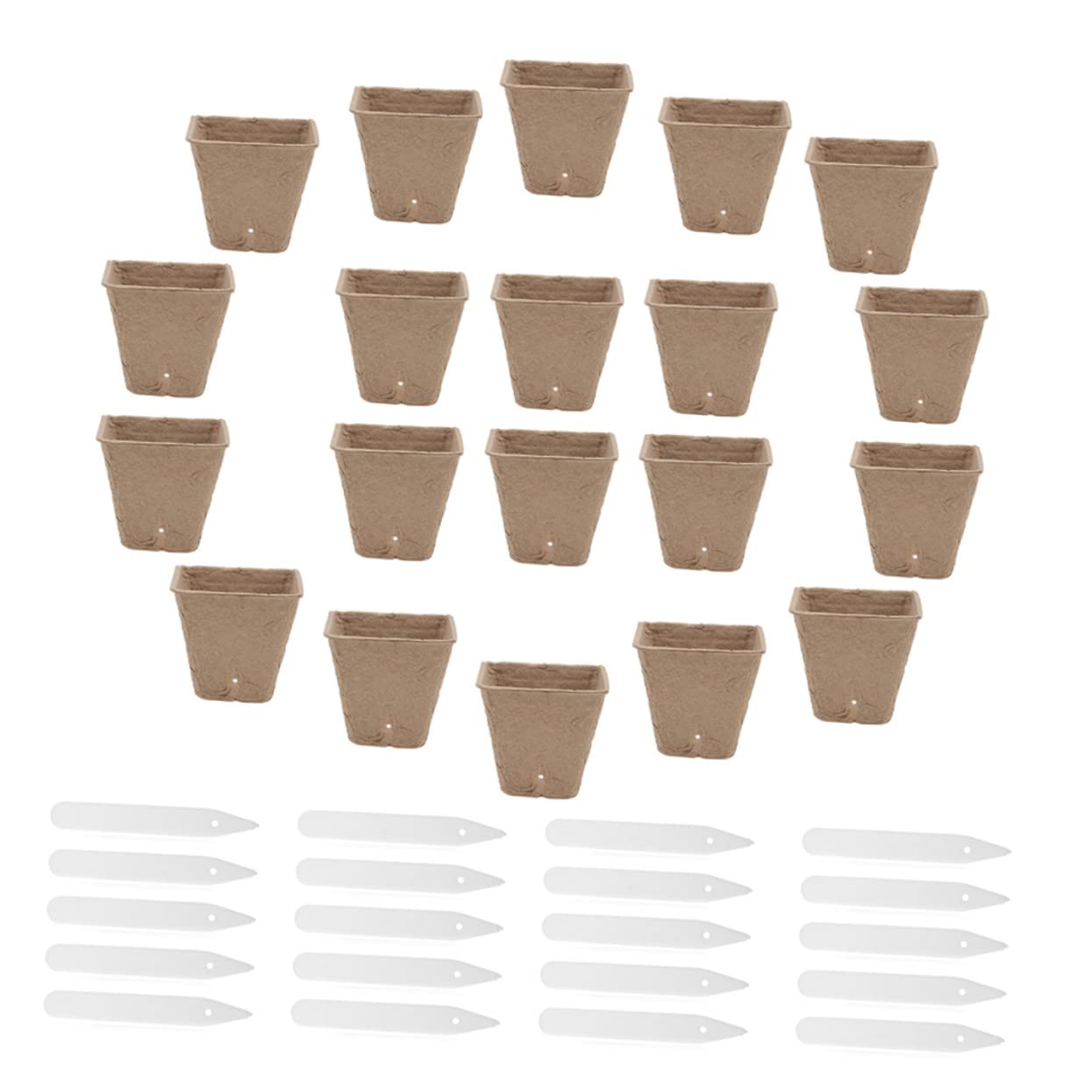 Balacoo 3 Sets Biodegradable Paper Flower Pots - Nursery Seed Starter Cups, Eco-Friendly Plant Trays for Home Gardening, Seedlings & Indoor Plants | Perfect for DIY Gardening, Home Decor & Sustainable Planting