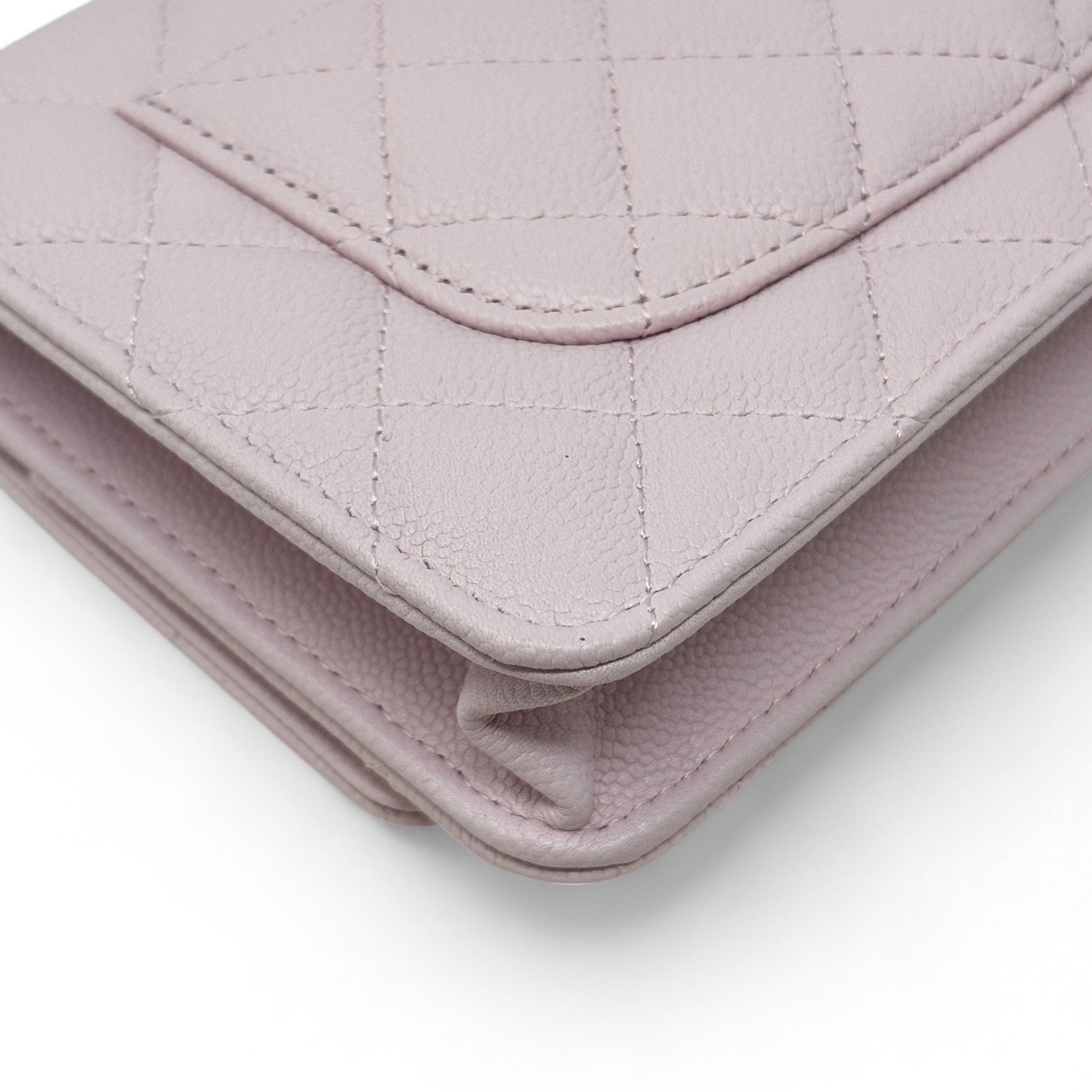 Chanel Pink Quilted Caviar Leather Wallet On Chain Crossbody Bag for Women - Perfect for Parties, Date Nights & Everyday Use
