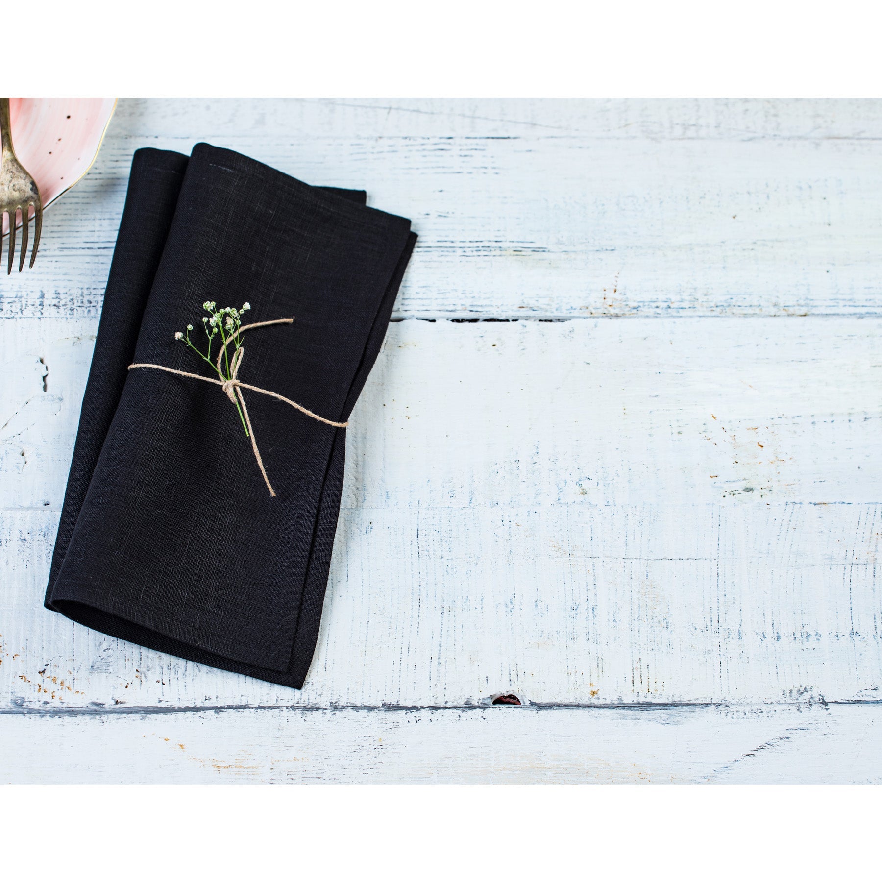 Premium Fete Cocktail Napkins - Set of 12 Elegant Party Napkins for Weddings, Bridal Showers & Special Events