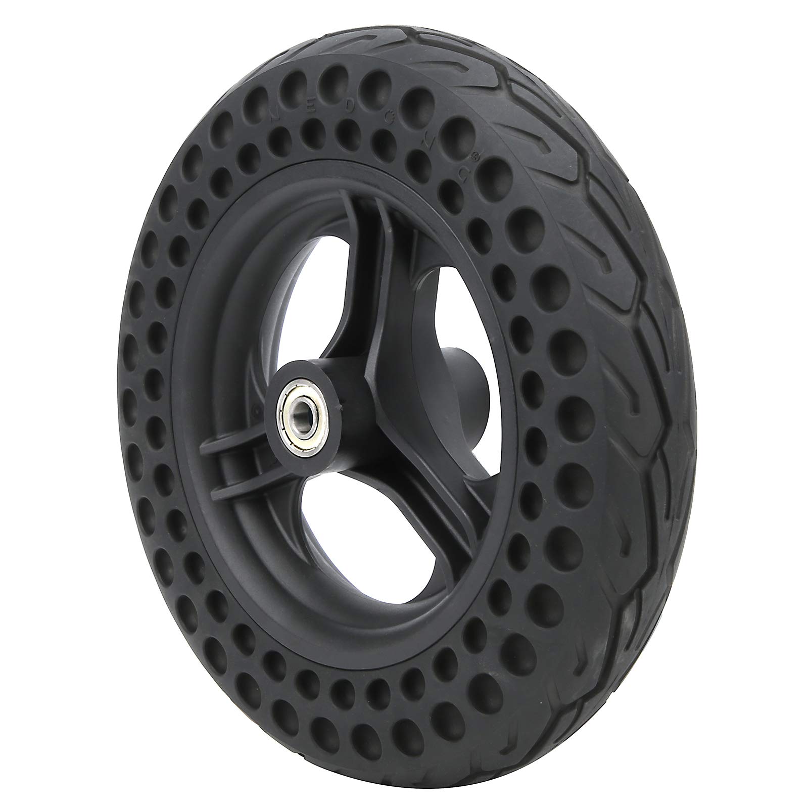 Alomejor 10-Inch Electric Scooter Rear Wheel Replacement - No Slip Rubber Anti-Explosion Tire for Enhanced Safety & Durability | Perfect for Commuting, Urban Travel & Last-Mile Transportation
