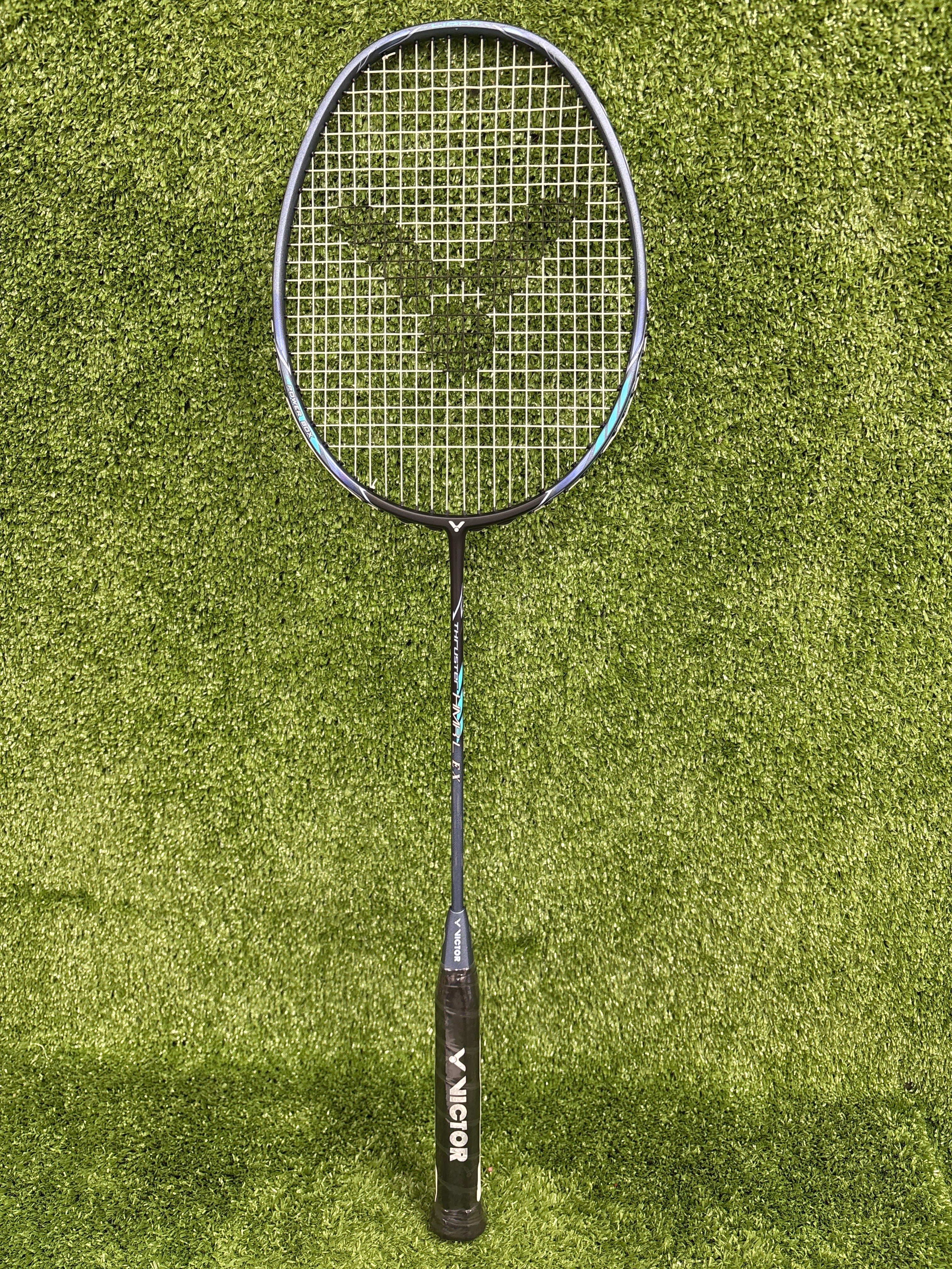 Victor Thruster Hammer Light Extra H Badminton Racket - Lightweight Carbon Fiber Shuttlecock Racket for Professional & Recreational Players - Perfect for Tournaments, Training & Casual Play