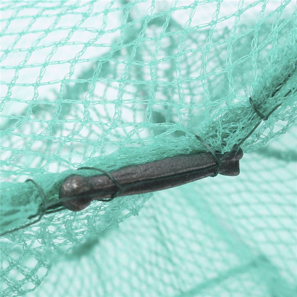 TOPIND Collapsible Fishing Net Cage - Cast Net Trap for Crawfish, Shrimp & Lobster | Durable Nylon Dip Cage for Bait Fishing | Ideal for Freshwater & Saltwater Fishing