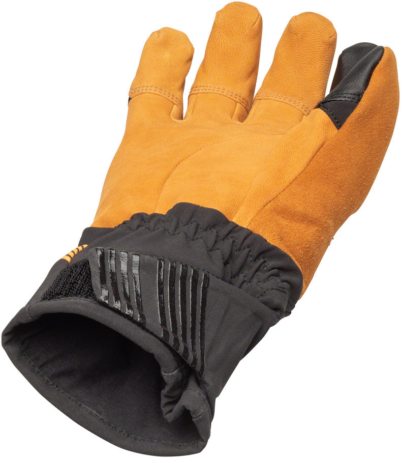 45NRTH Sturmfist 5 LTR Leather Gloves - Tan/Black, Full Finger, 2X Large - Winter Cycling, Motorcycle Riding & Cold Weather Outdoor Activities