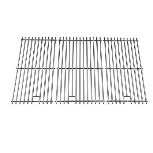 Stainless Steel Cooking Grid Replacement for Academy Sports, Outdoor Gourmet BQ05037-2, Kenmore 119.16658010, Master Forge B10LG25 & Masterbuilt 10041006 Gas Grills - Set of 3 - Durable BBQ Grill Grates for Outdoor Cooking, Backyard Parties & Camping Trips