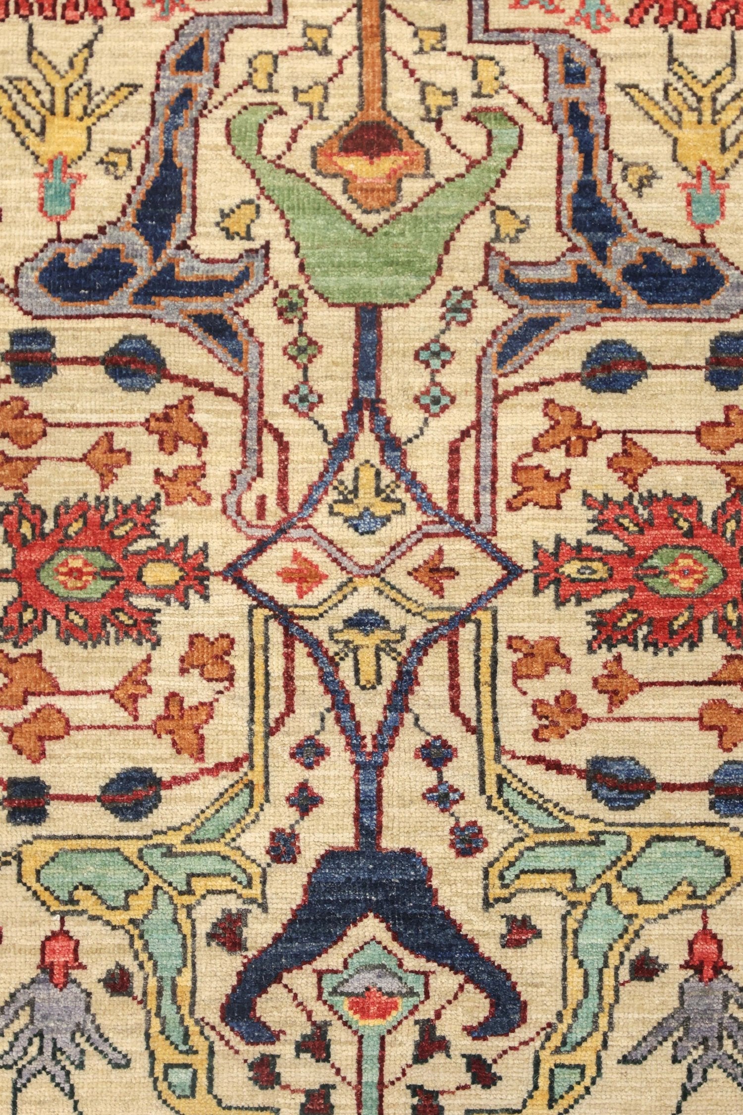 Handwoven Arabesque Tribal Rug - Authentic Bohemian Design for Home Decor, J76981 | Perfect for Living Room, Bedroom, or Boho Chic Interior Styling