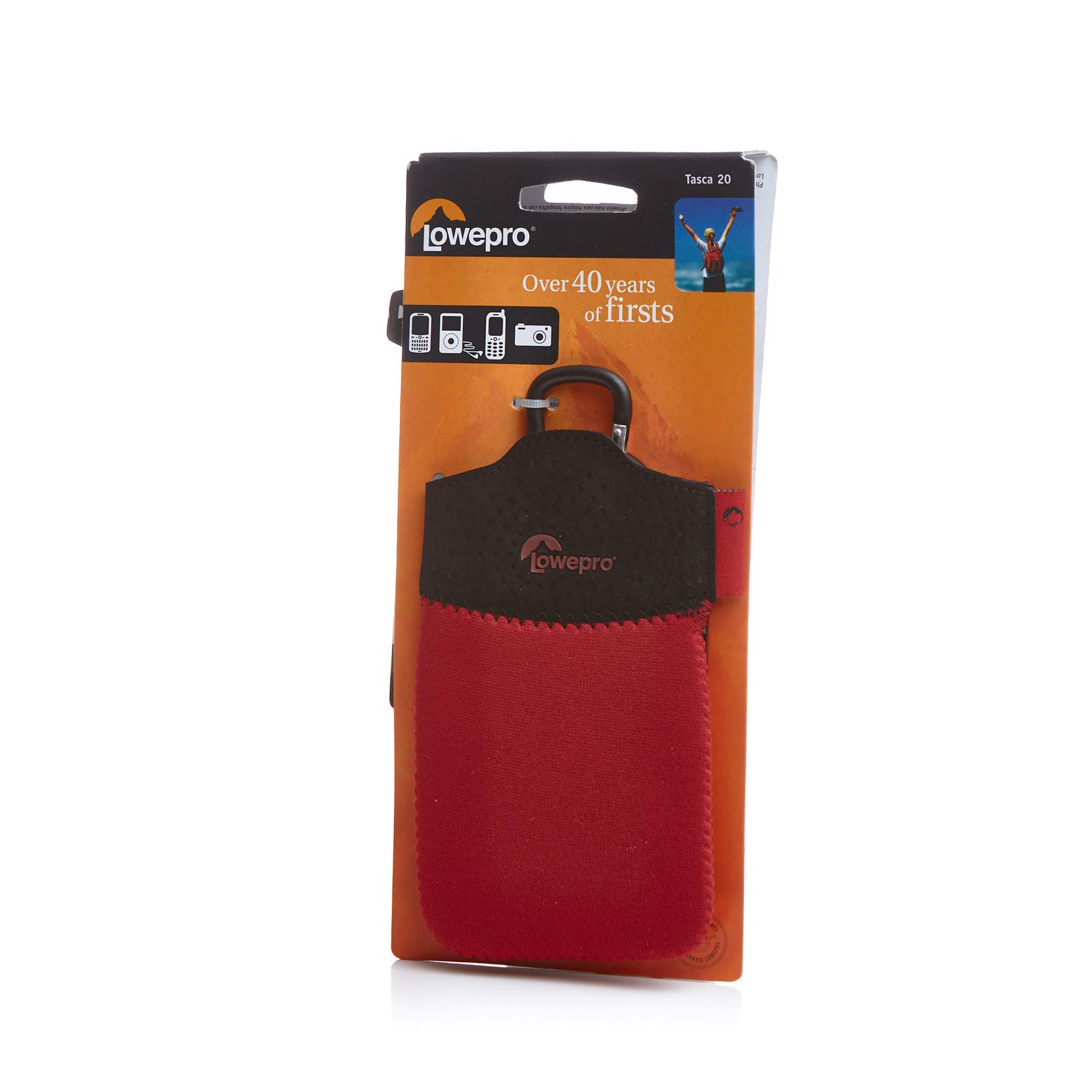 Lowepro Tasca 20 Red Camera Bag - Compact DSLR/SLR Shoulder Bag for Travel & Photography - Perfect for Outdoor Adventures & Daily Use