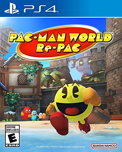 PAC-MAN World Re-PAC Game for PlayStation 4 - Classic Arcade Adventure with Enhanced Graphics - Perfect for Family Game Nights & Retro Gaming Fans
