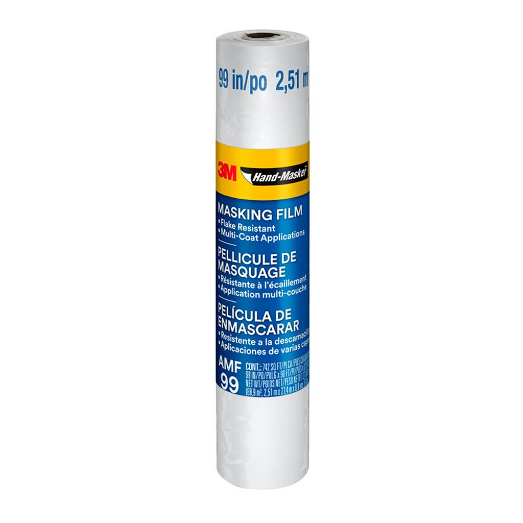 3M Hand Masker Advanced Masking Film, 2.51m x 27.4m Roll (AMF99) - Professional Paint Protection for Walls, Floors & Furniture - Perfect for Home Renovation & DIY Projects