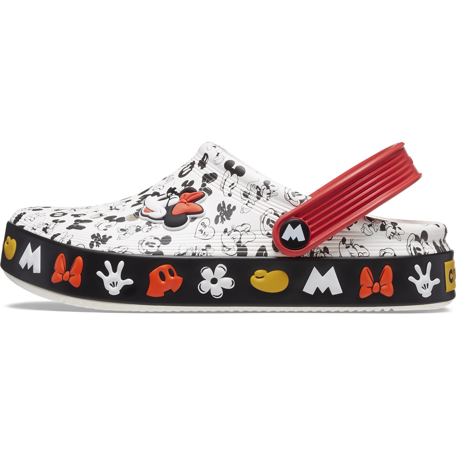 Crocs Unisex-Child Mickey Mouse Off Court Clog | Comfortable Kids' Shoes for School, Play & Outdoor Activities