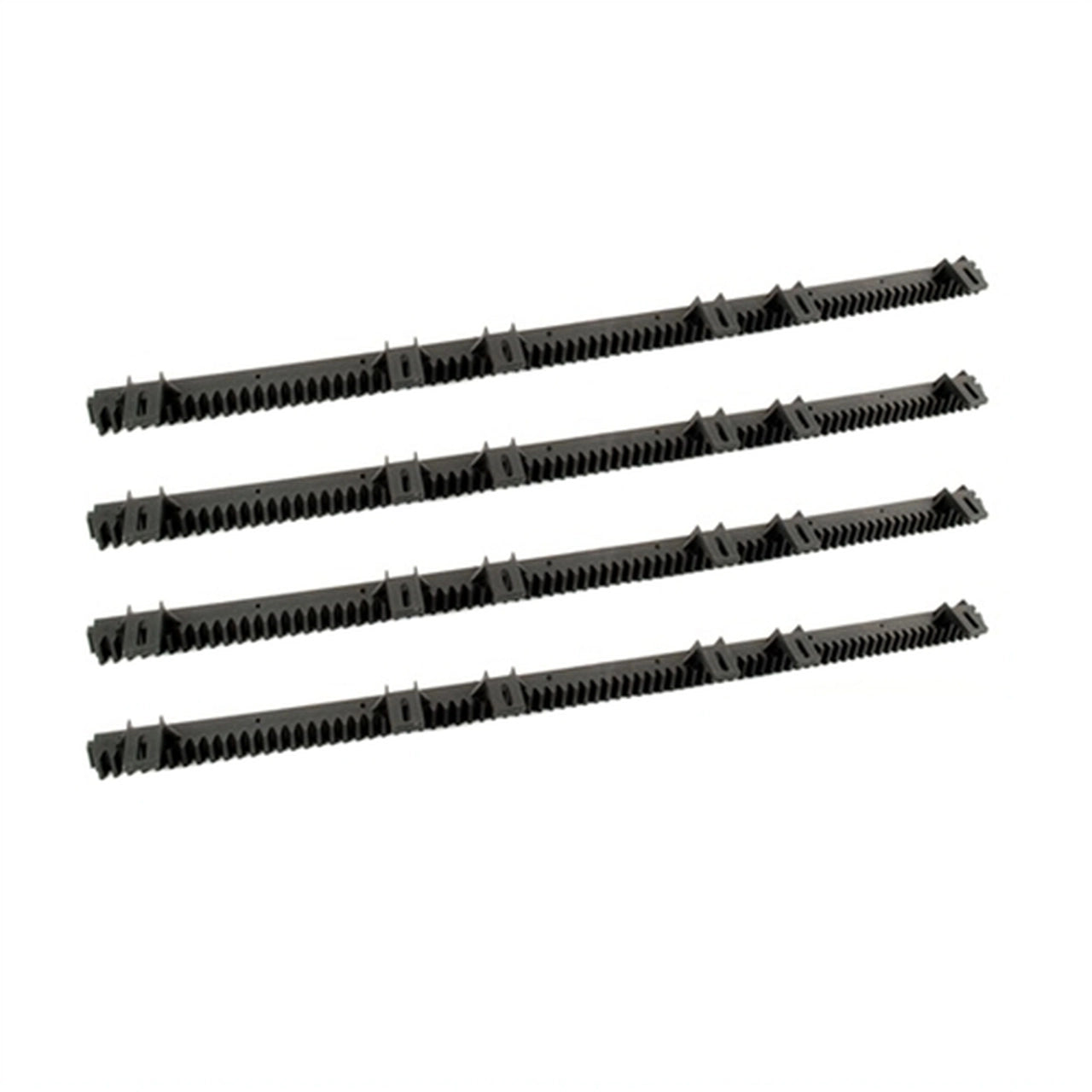 Aleko 3.3ft Fiberglass Reinforced Nylon Gear Rack with Metal Insert - Set of 4 | Heavy-Duty Industrial Use for CNC Machines, Robotics & Automation Systems