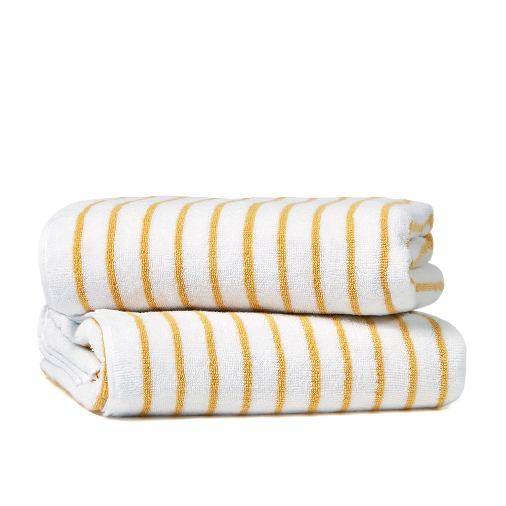 Premium 100% Cotton Cabana Towel Set (2 Pack) - Ultra Soft, Quick Dry, Oversized Beach Towels for Pool, Vacation & Outdoor Use