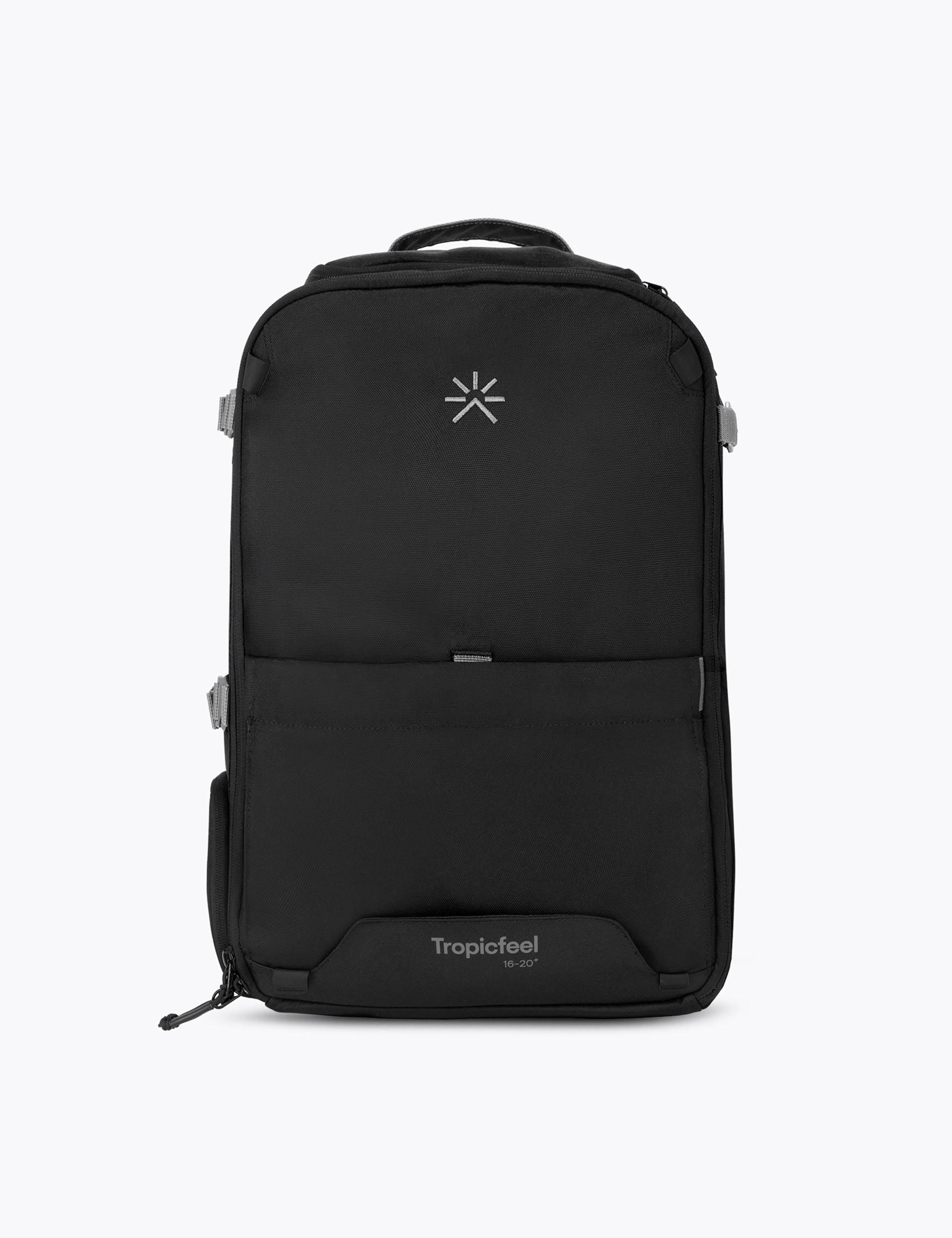 Nest 2.0 Backpack - Waterproof Laptop Backpack for Men & Women, 17 Inch Business Travel Backpack with USB Charging Port, Durable Black Daypack for Work, School, College, Hiking & Commuting
