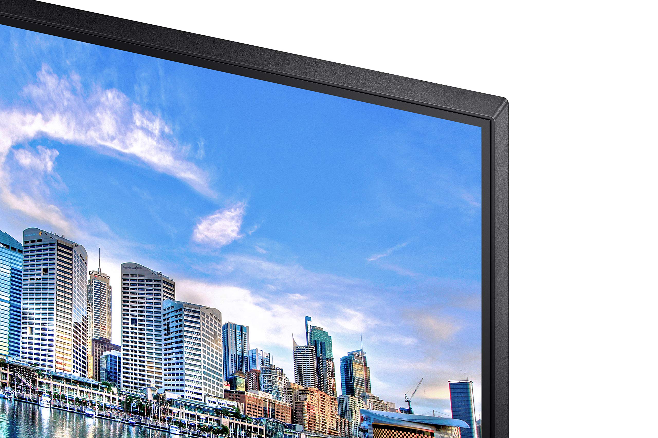 SAMSUNG FT45 Series 22-Inch FHD 1080p IPS Computer Monitor - 75Hz Refresh Rate, HDMI & DisplayPort, USB Hub, Height Adjustable Stand, 3-Year Warranty (LF22T454FQNXGO, Black) - Perfect for Home Office, Gaming & Multimedia