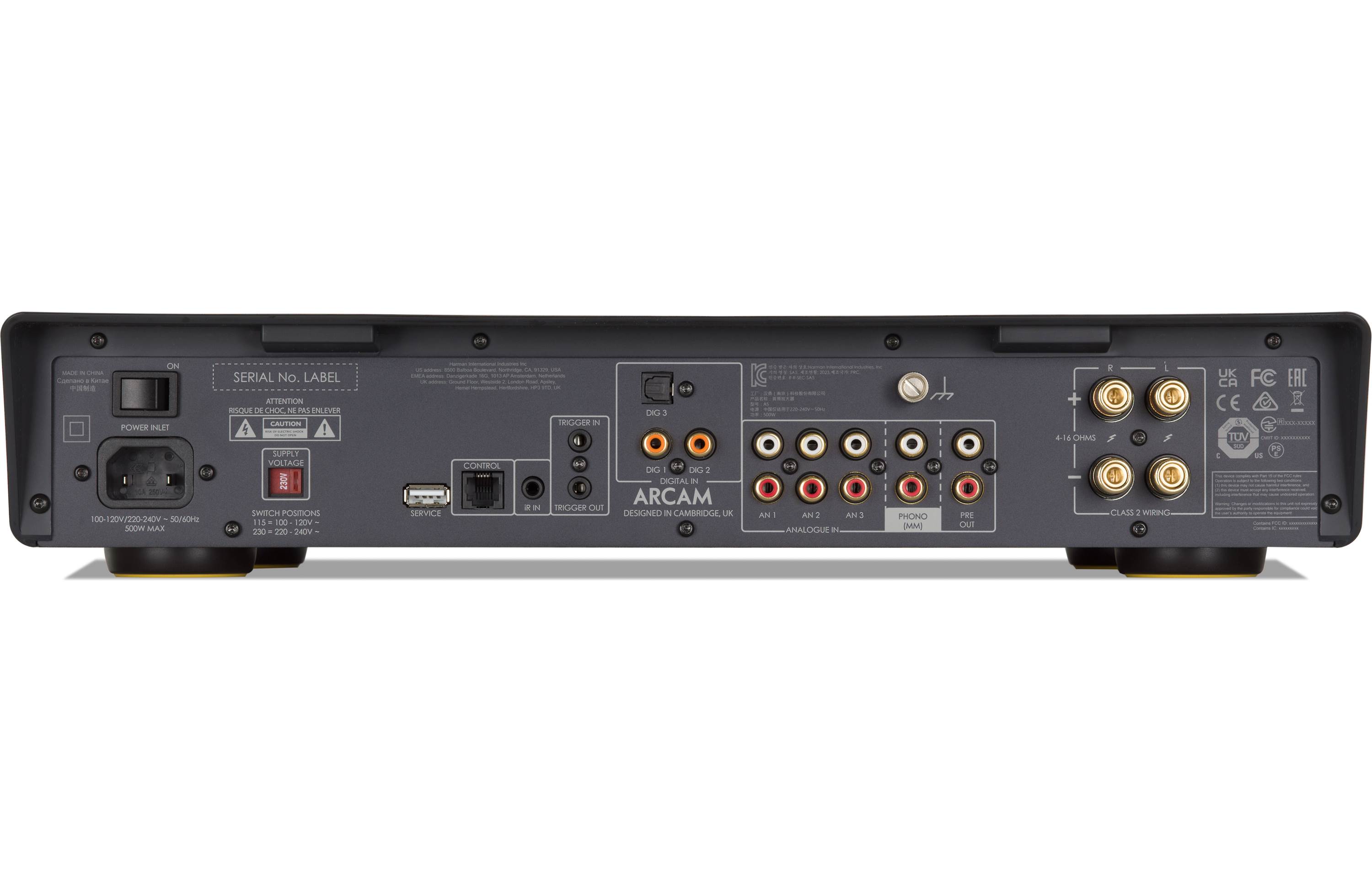 Arcam A5 Stereo Integrated Amplifier with Built-in DAC & Bluetooth - Hi-Fi Audio System for Home Theater, Music Streaming & Wireless Connectivity
