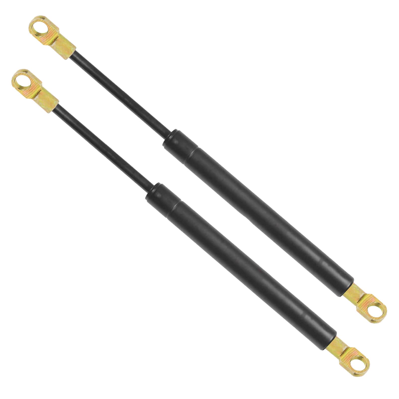 Lift Supports Depot 10mm Eyelet End Lift Supports (2-Pack) - 17.35 Inch Extended, 160lbs Capacity - Heavy Duty Shocks Struts for Automotive, RV, Boat & Industrial Applications