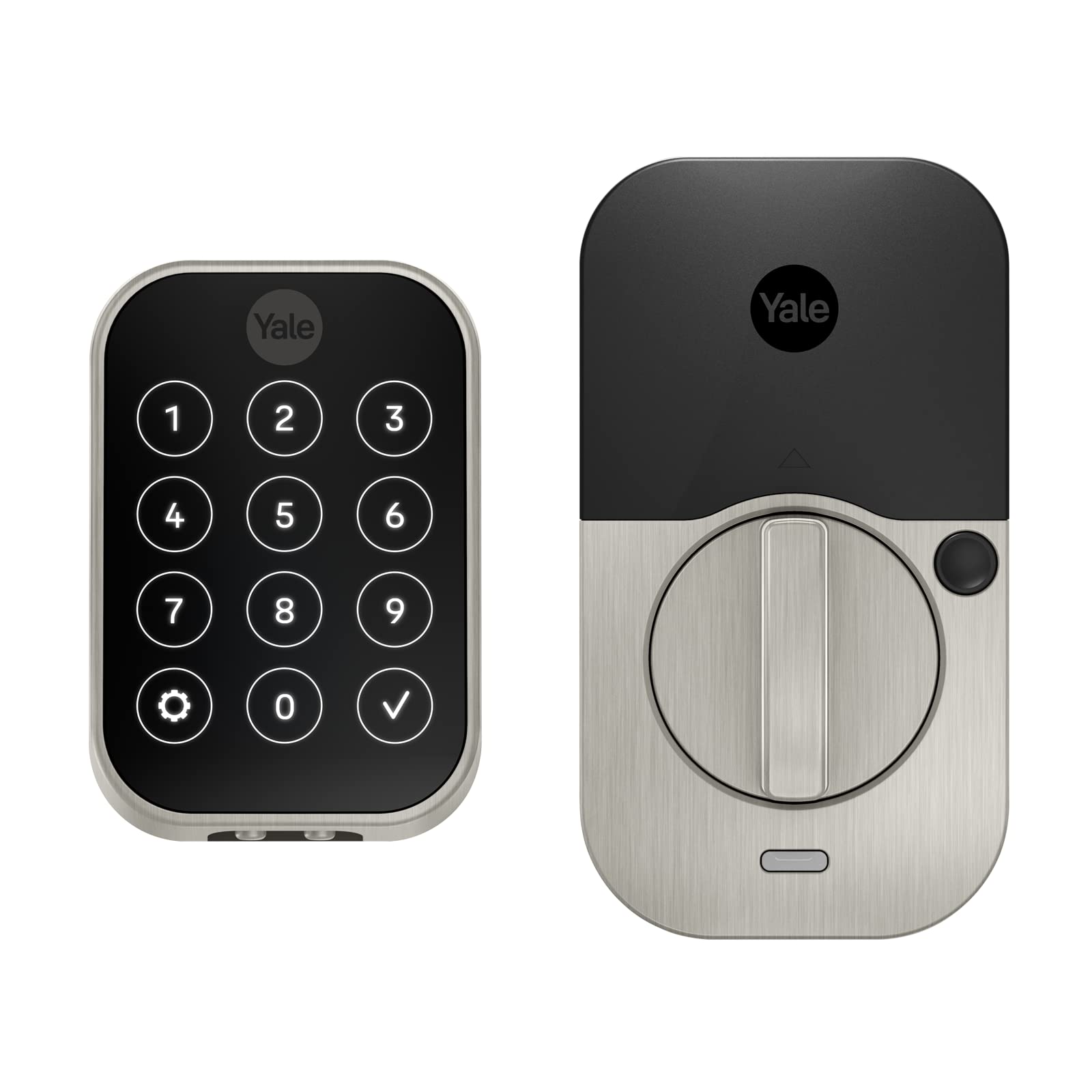 Yale Assure Lock 2 Smart Deadbolt - Keyless Entry Door Lock with Z-Wave & Touchscreen Keypad (Satin Nickel) - Secure Keypad Code Access for Homes, Apartments & Offices