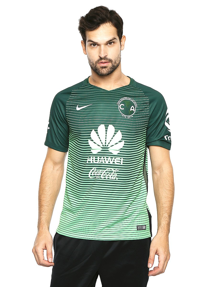 Nike Club America Stadium Top - Gorge Green Soccer Jersey for Men - Comfortable & Breathable for Training & Matches