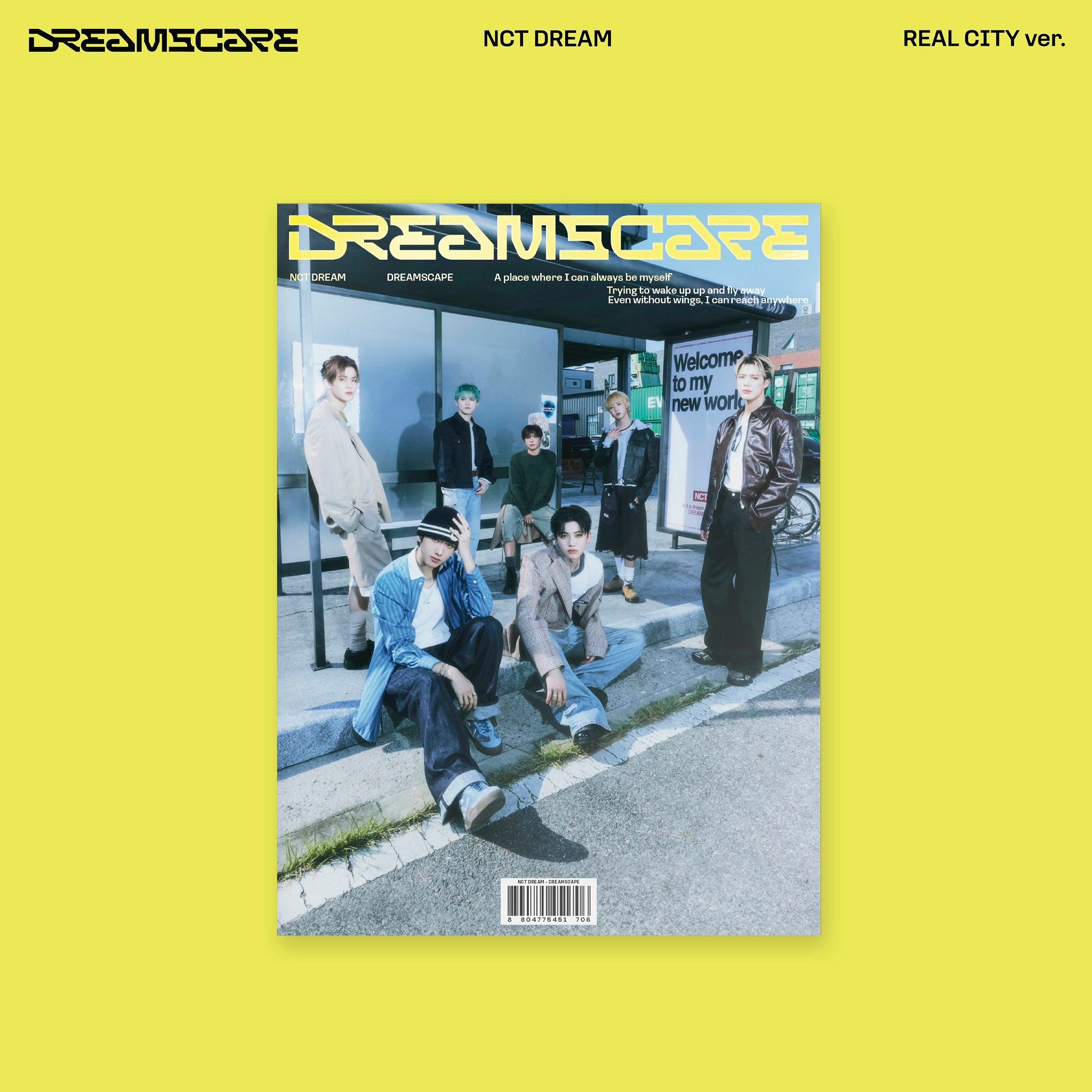 NCT DREAM 4th Album 'DREAMSCAPE' (REAL CITY) - K-Pop CD with Photobook & Poster - Perfect for K-Pop Collectors and Music Lovers