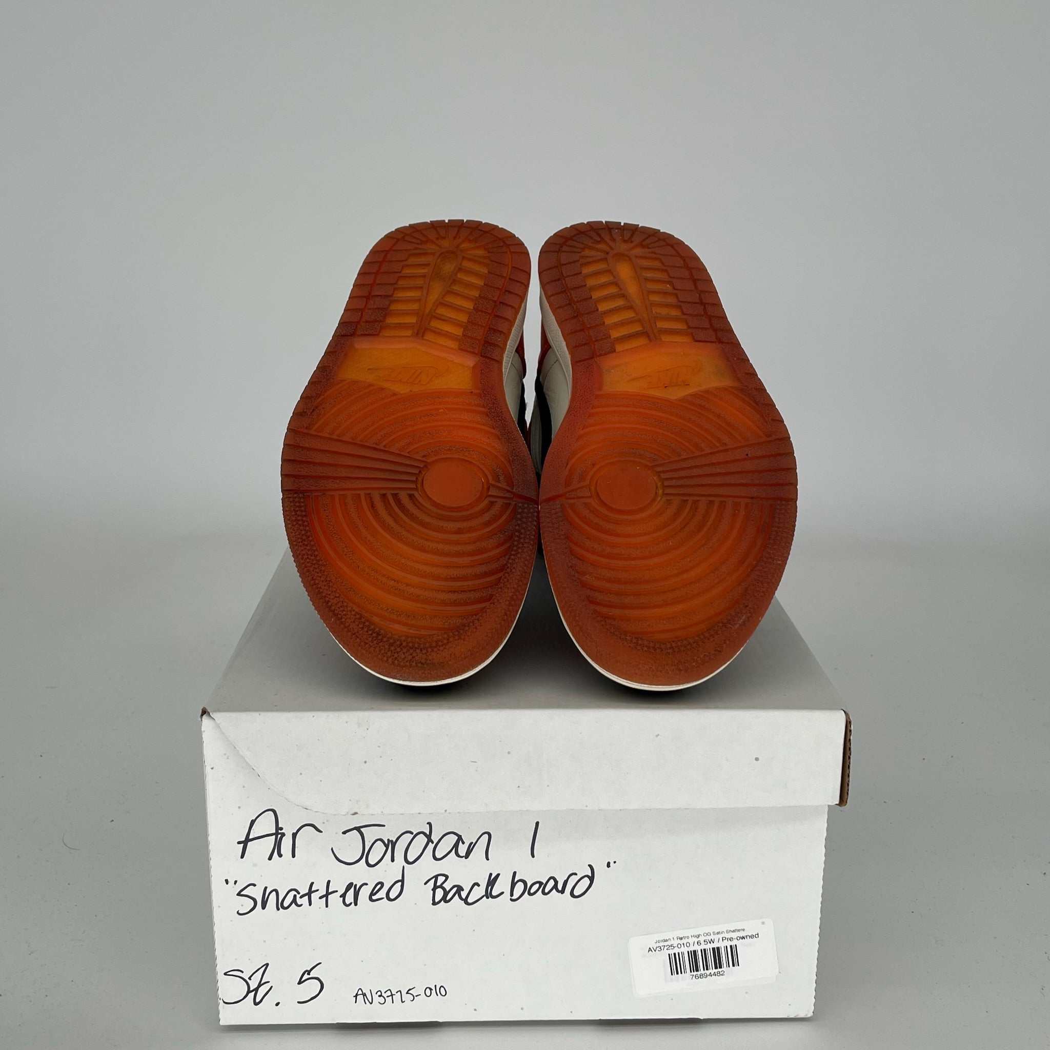 AIR JORDAN 1 SATIN SHATTERED BACKBOARD Women's Sneakers - Size 5/6.5W (AV3725-010) - Perfect for Streetwear, Basketball & Casual Fashion