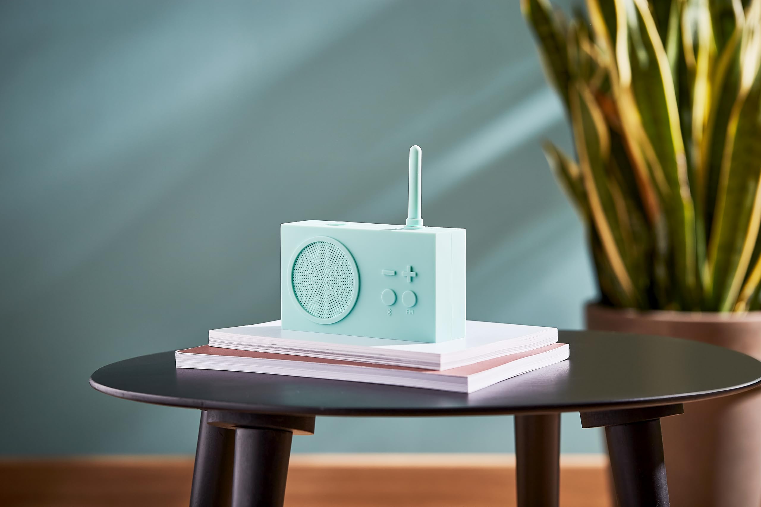 Lexon TYKHO 3 Wireless Bluetooth Speaker with FM Radio, Splashproof Portable Speaker, Rechargeable Battery - Mint Green | Perfect for Outdoor, Beach, Pool, Camping & Home Use