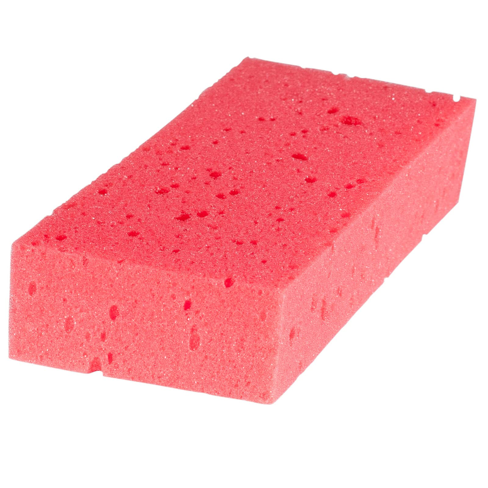Horze Color Code Sponge - Red - One Size | Premium Cleaning Sponge for Kitchen, Bathroom & Household Use | Durable & Absorbent Cleaning Tool
