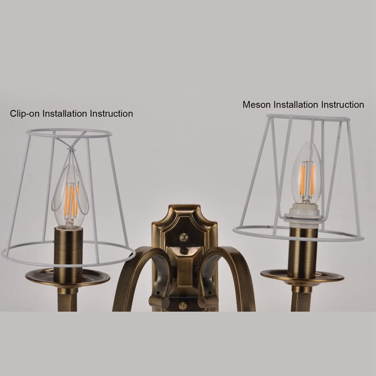 3Pcs Dust Proof Lampshades - High Transmittance & Safe Design for Table Lamp, Wall Light | Perfect for Living Room, Bedroom & Home Office Lighting