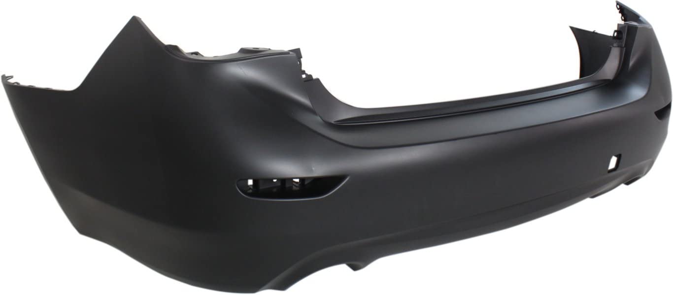 Parts Galaxy Rear Bumper Cover Compatible with Infiniti Q50 2014-2017 - OEM Replacement for IN1100152, 850224GA0H, REPI760128P - Perfect for Car Accidents & Auto Body Repairs