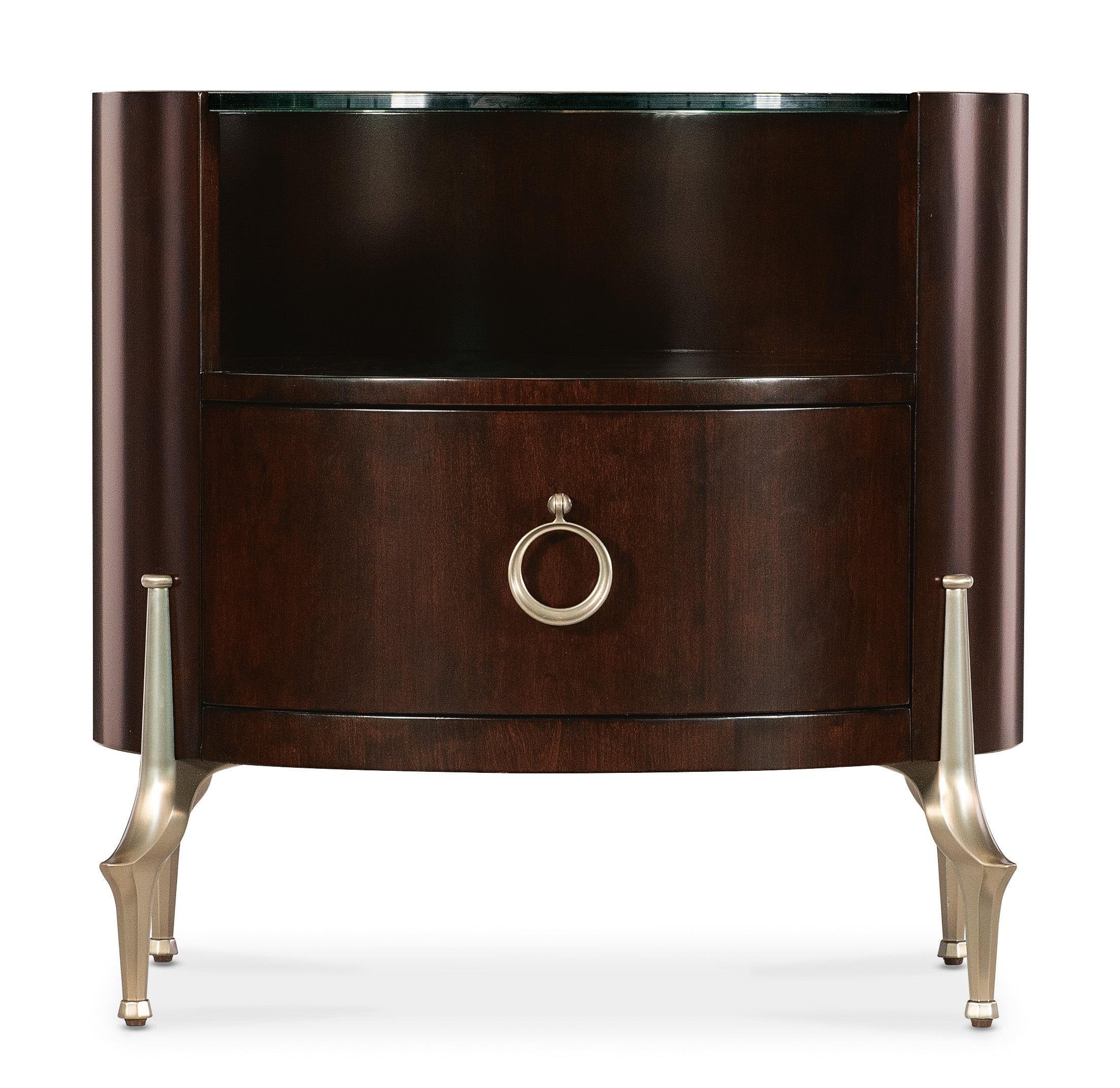 Bella Donna Round Side Table - Small Accent Table for Living Room, Bedroom, or Office - Perfect for Coffee, Books, and Decor