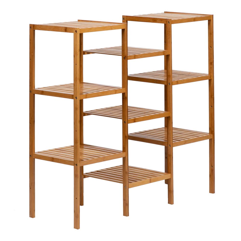 HomVent 9-Tier Adjustable Storage Shelf - Multifunctional Organizer for Books, Plants & Flowers | Perfect for Home, Office & Garden Organization