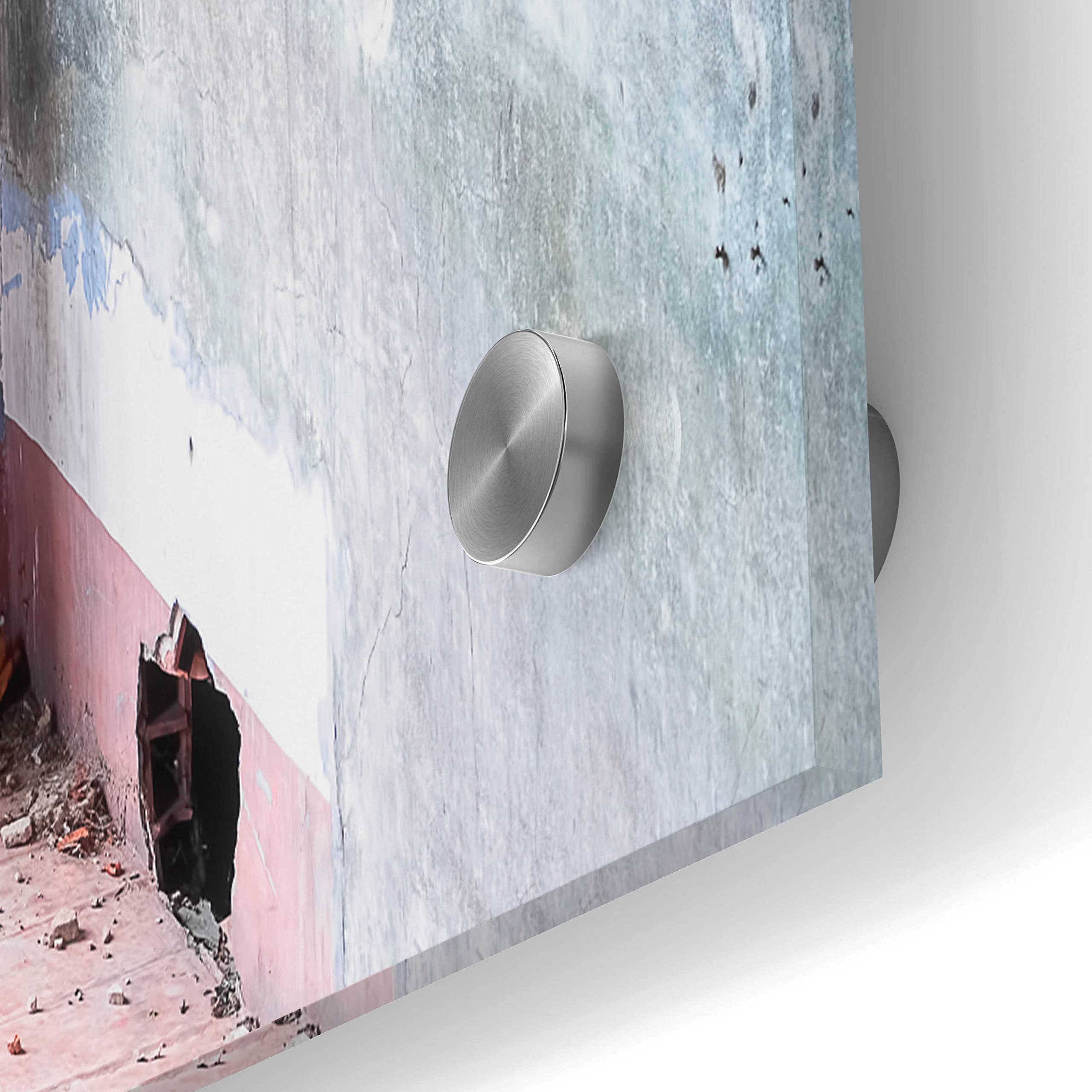 Roman Robroek 'Crack in The Wall' Acrylic Glass Wall Art - 36x24 Inches Modern Abstract Painting for Living Room, Bedroom & Office Decor