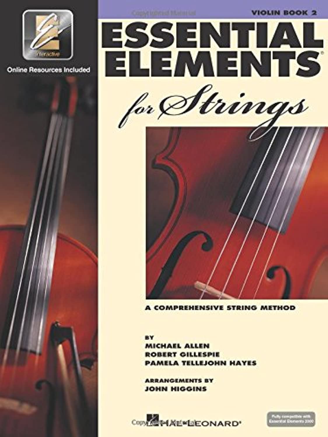 Essential Elements for Strings Book 2 with EEi - Violin Sheet Music & Online Audio | Hal Leonard Essential Elements Series | Perfect for Violin Students & Music Teachers