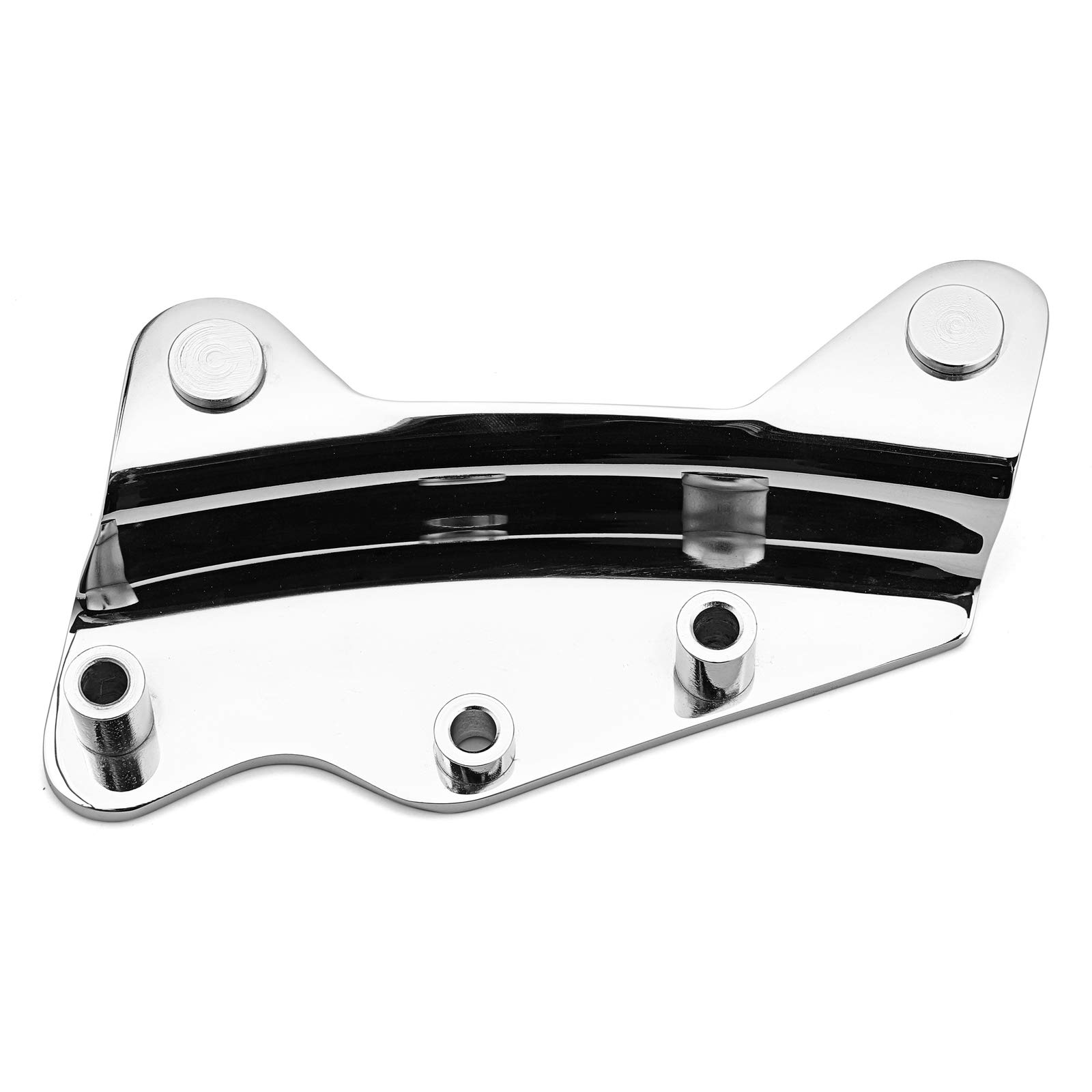 Wsays 4 Point Docking Hardware Kit for Sissy Bar Luggage Rack - Chrome Mounting Bracket Compatible with Harley Touring Electra Street Road Glide Road King 2009-2013 - Perfect for Motorcycle Travel & Storage Accessories