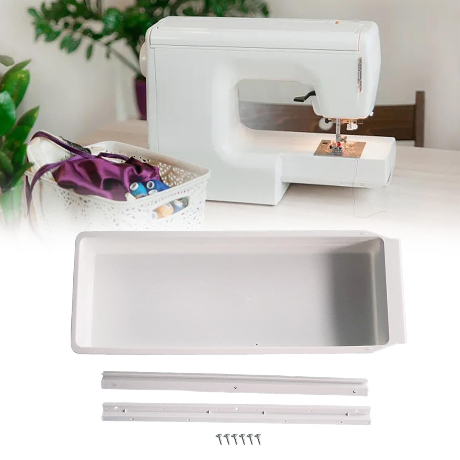 Industrial Sewing Machine Table Drawer Storage Box - Heavy Duty Replacement Parts Organizer for Sewing Equipment & Craft Supplies | Perfect for Workshop, Tailoring & DIY Projects