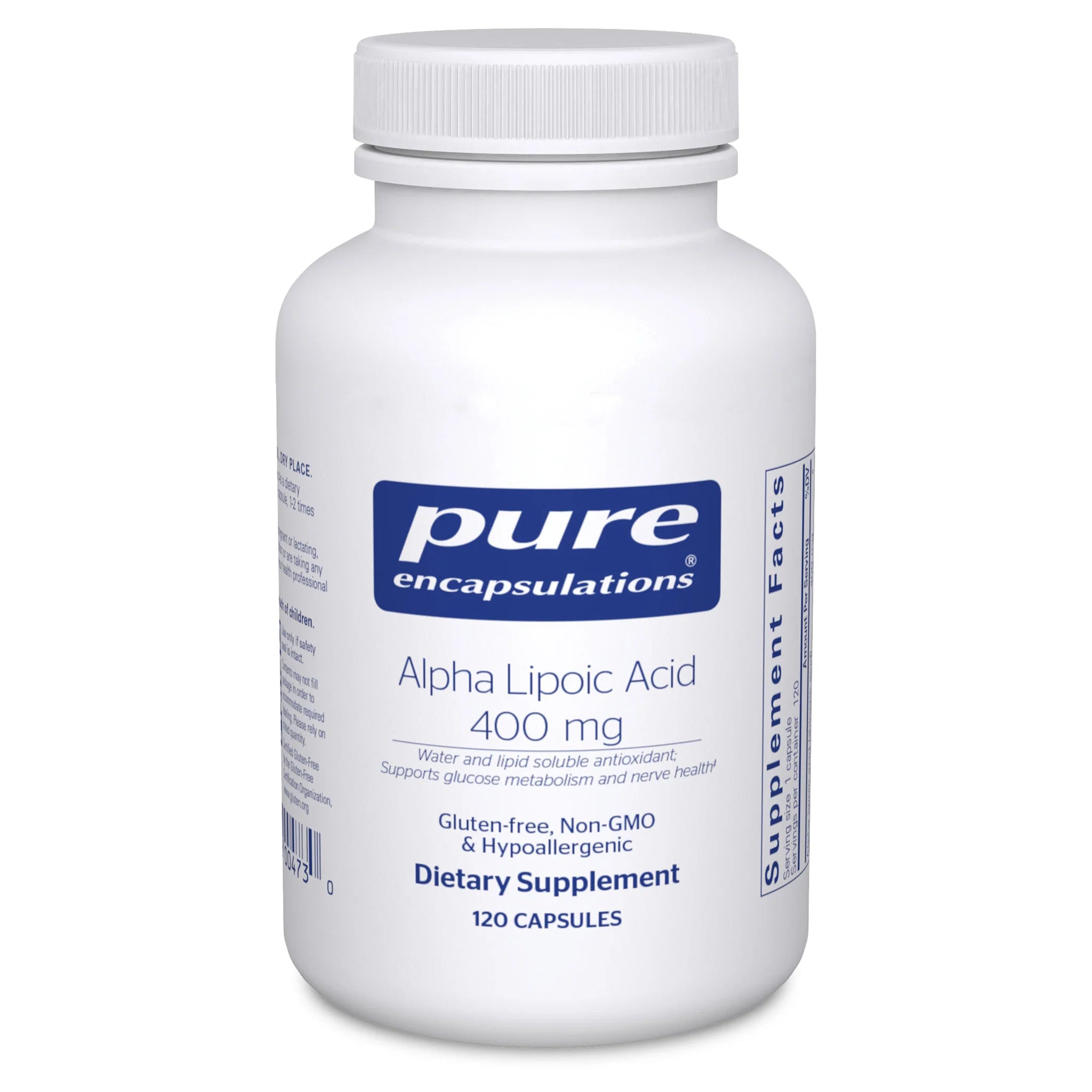 Alpha Lipoic Acid 400mg Supplement - Powerful Antioxidant for Nerve Support & Blood Sugar Balance | Supports Energy Metabolism & Cellular Health | Ideal for Diabetics & Anti-Aging Routine
