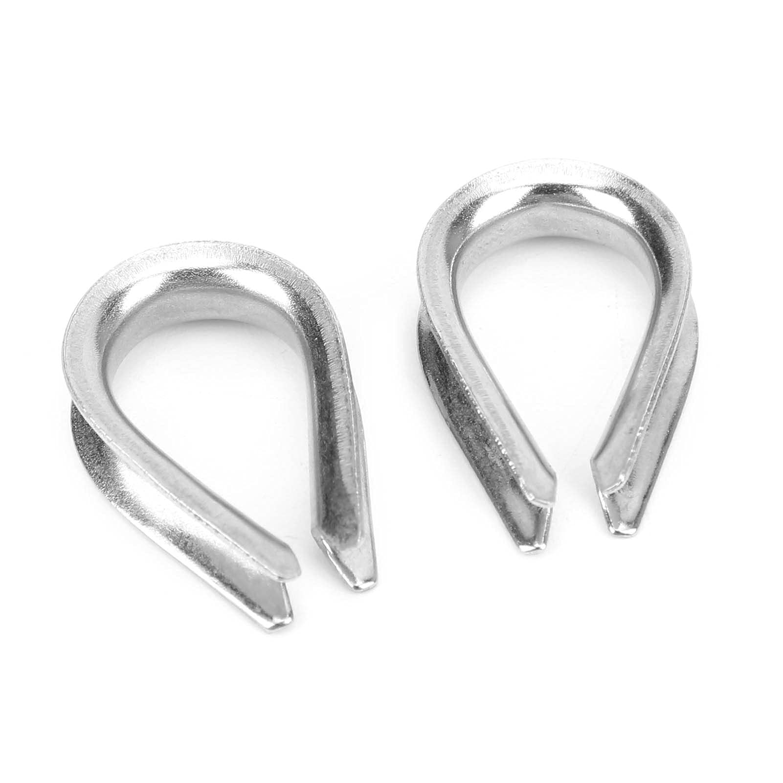 Stainless Steel U Type Clamps - Heavy Duty Wire Rope Clips for Electrical & Industrial Use - Home & Outdoor Applications