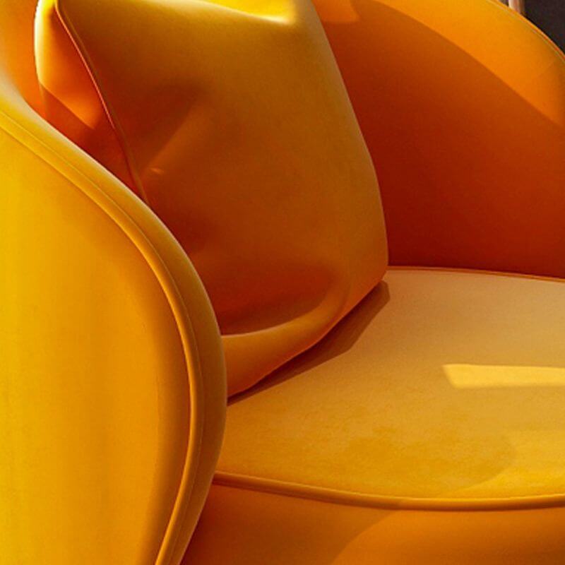Luxury Velvet Upholstered Armless Chair 31.5