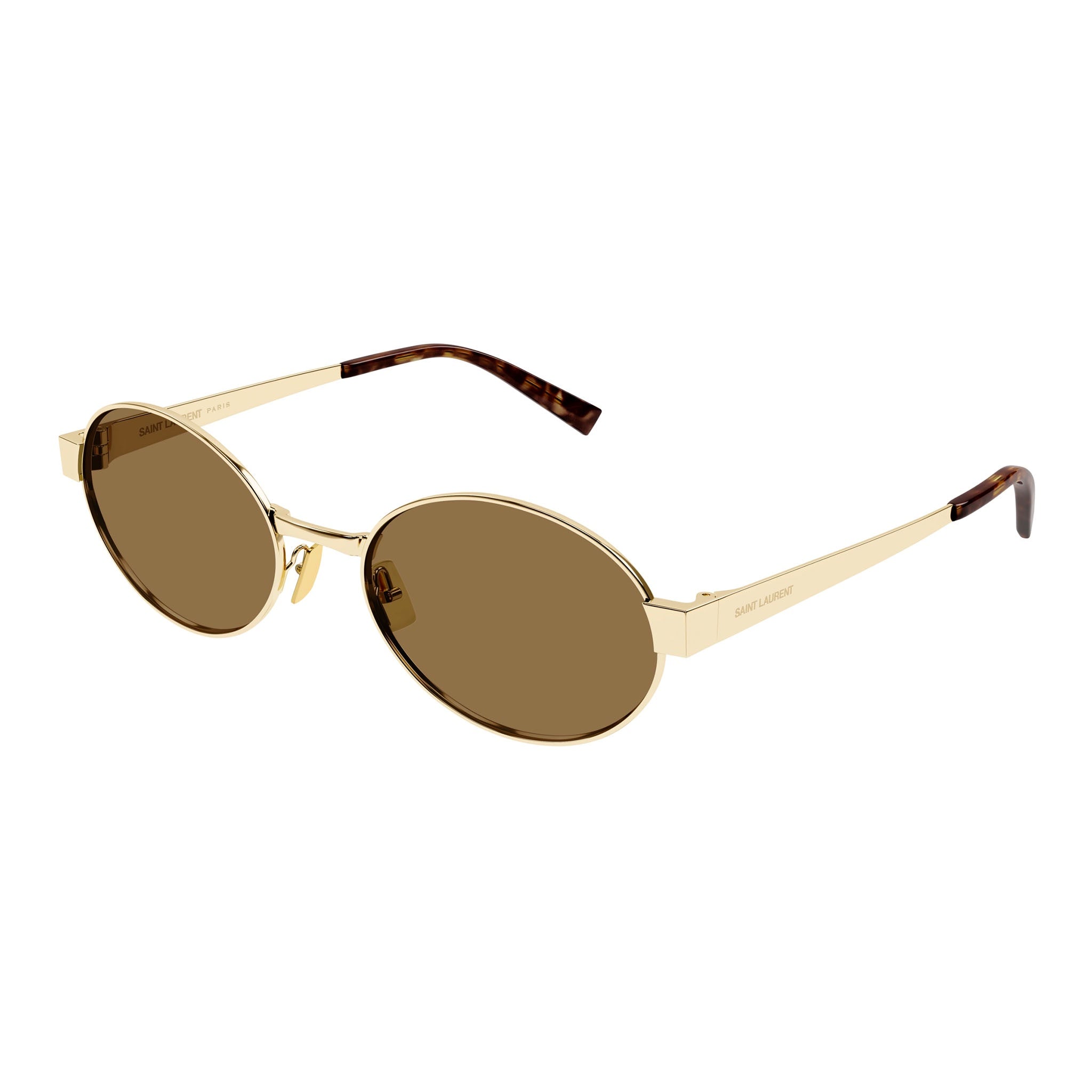 Saint Laurent SL 692 004 Gold Brown Sunglasses - Luxury Designer Shades for Women & Men - Perfect for Beach, Driving & Outdoor Activities