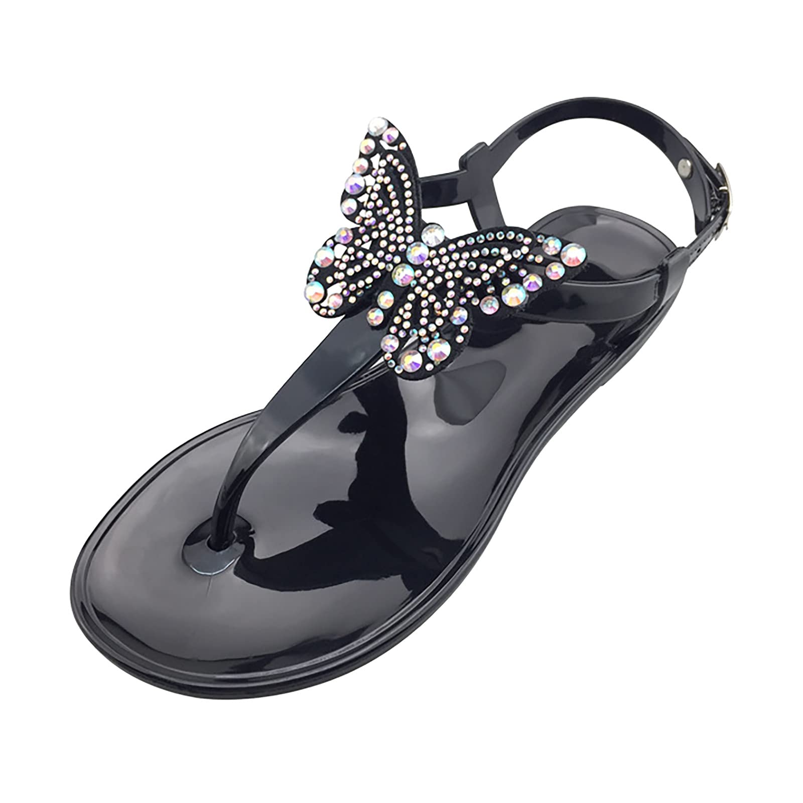 Women's Flat Sandals - Summer Sling Flip Flops Casual Thong Sandals for Beach, Pool & Vacation | Comfortable Plain Dressy Sandals for Women
