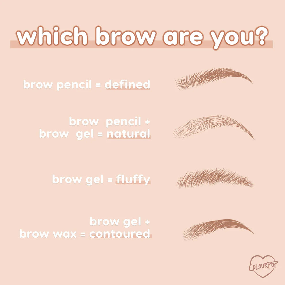 ColourPop Eyebrow Pomade - Waterproof & Long-Lasting Eyebrow Gel - Natural Look for Thin or Thick Brows - Perfect for Daily Makeup & Special Occasions