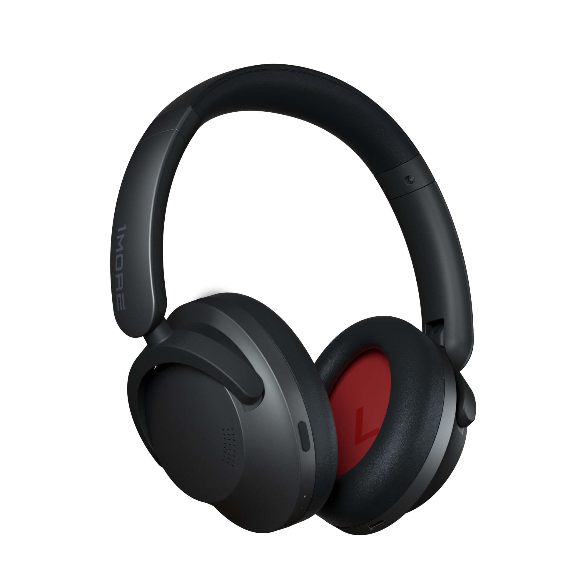 1MORE SonoFlow Active Noise Cancelling Wireless Over-Ear Headphones with 5 Mics, LDAC Hi-Res Audio, 70H Battery, App EQ Control, Foldable Design - Perfect for Travel, Work & Music Lovers (Black)