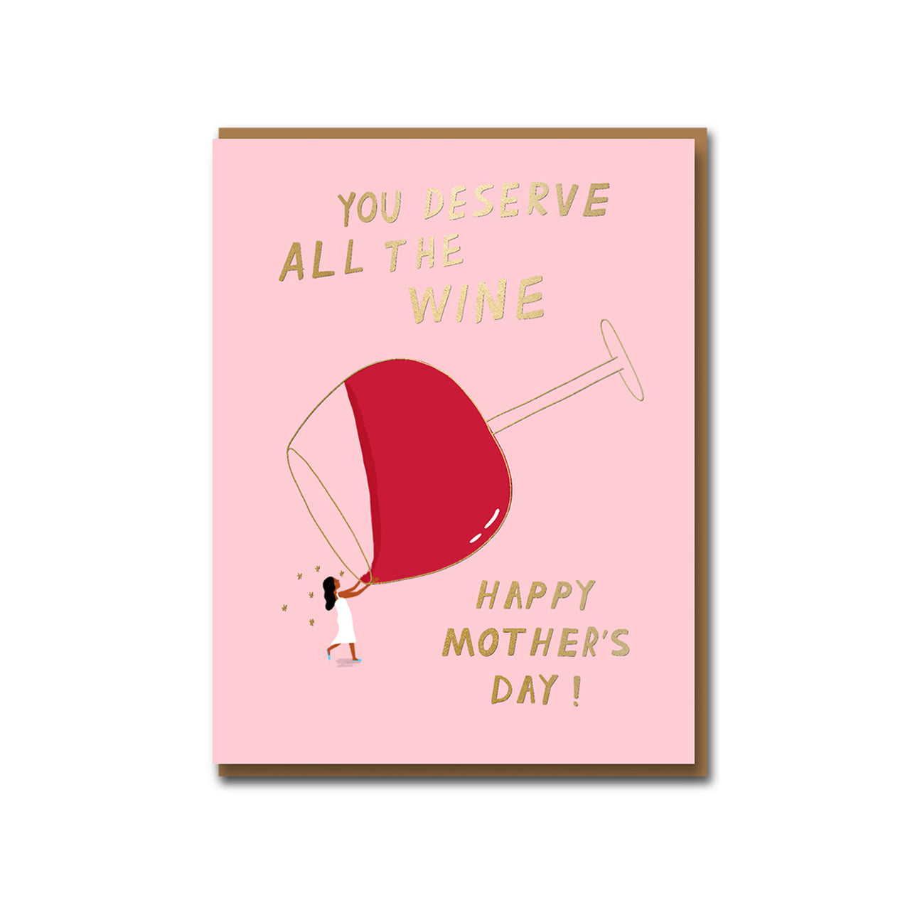 All the Vino Greeting Card - Funny Wine Lover Birthday Card - Perfect for Wine Enthusiasts, Friends & Family Celebrations
